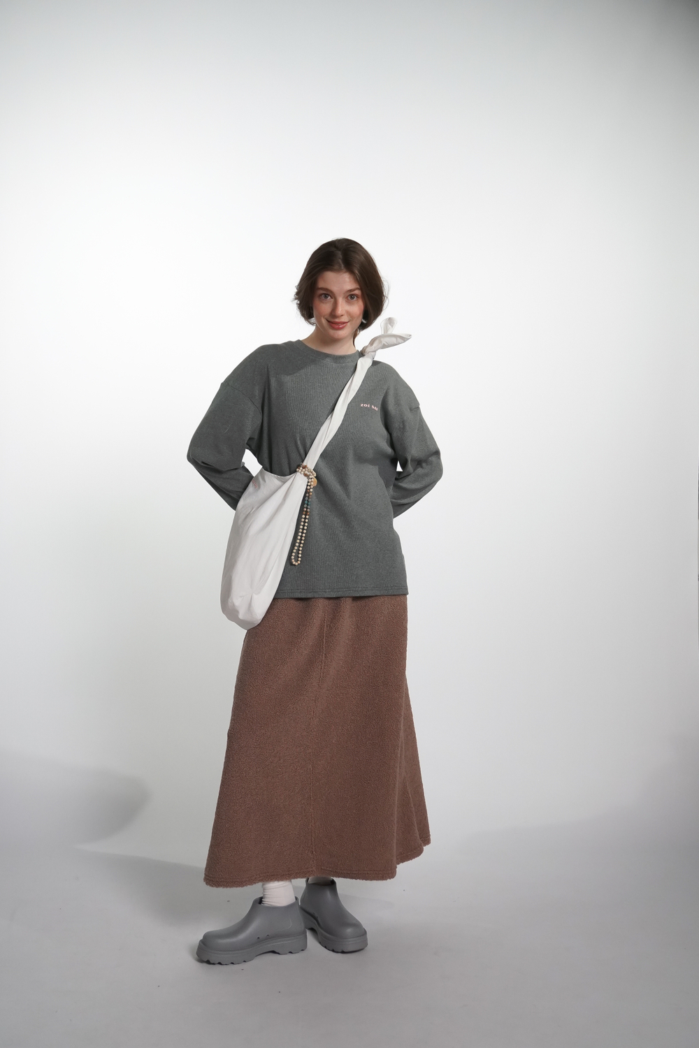 Шопер "Zoe" белый