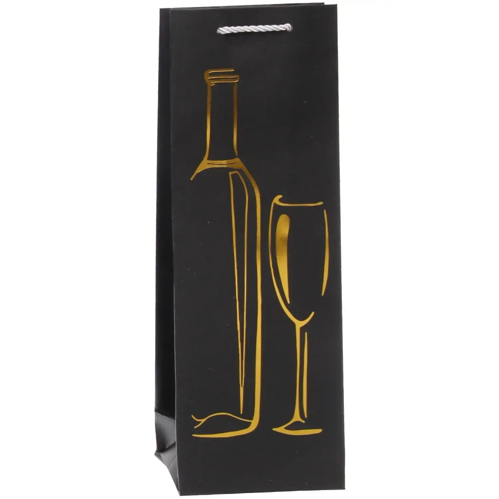 Пакет под бутылку «Элегия» 36*12,5*8,5 см
