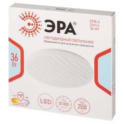 Светильник потолочный светодиодный ЭРА Slim без ДУ SPB-6-Slim 4-36-4K 36Вт 4000K