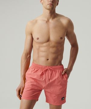 Шорты пляжные мужские (1шт) Atlantic KMB-225, нейлон, коралловый