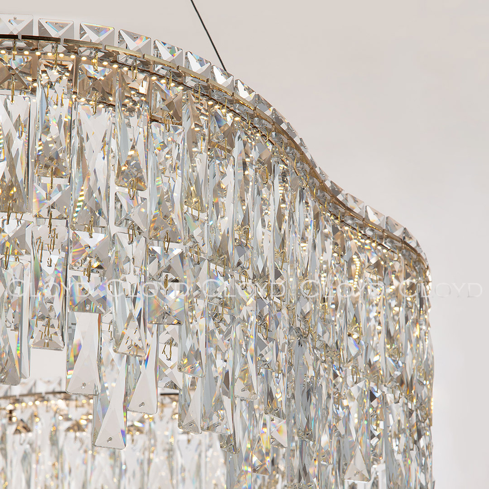 Люстра Cloyd ANTREA-A C1 / Ø80 см - золото (арт.11471)