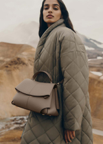 Сумка Polene Mokki EDITION TEXTURED TAUPE