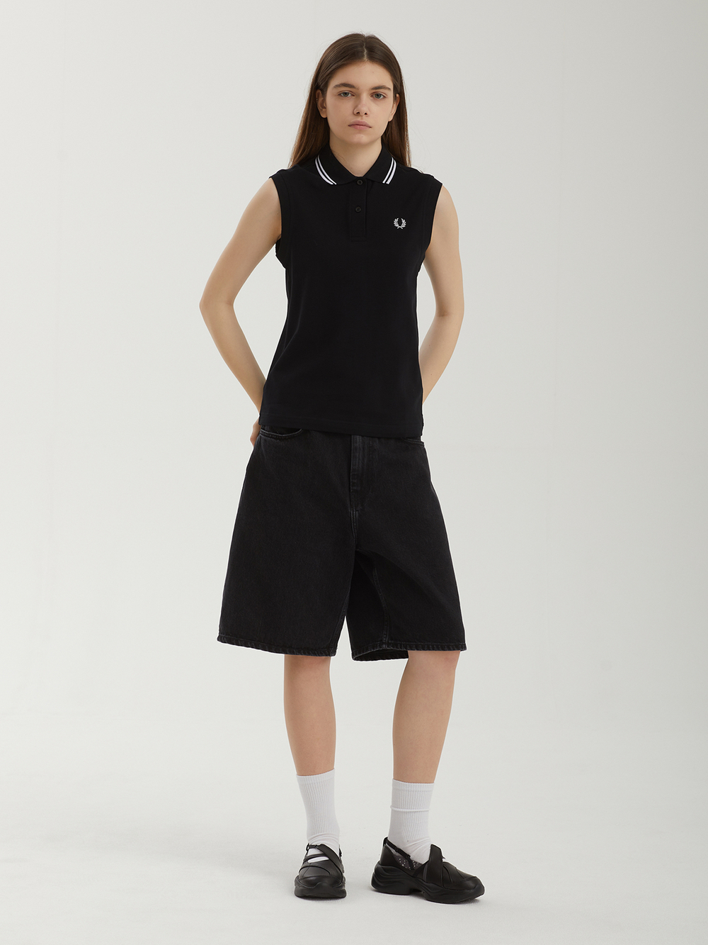 Женская Рубашка-поло Sleeveless Fred Perry