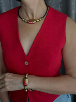 HMG 1027 rd Колье  арт.1098