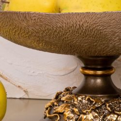 Фруктовница-конфетница Лето Бронза