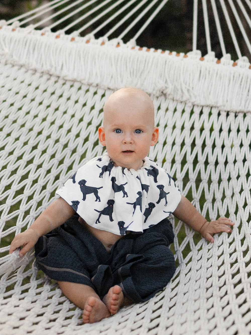 Двусторонний нагрудник Mjölk Собачки NEW