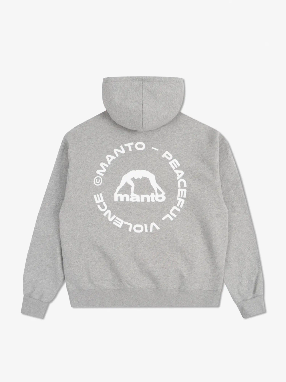 Худи MANTO LABEL 25 OVERSIZE серая