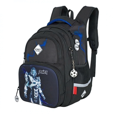 Рюкзак Школьный 40*33*15 см, "Робот", жесткая спинка (Cassh)