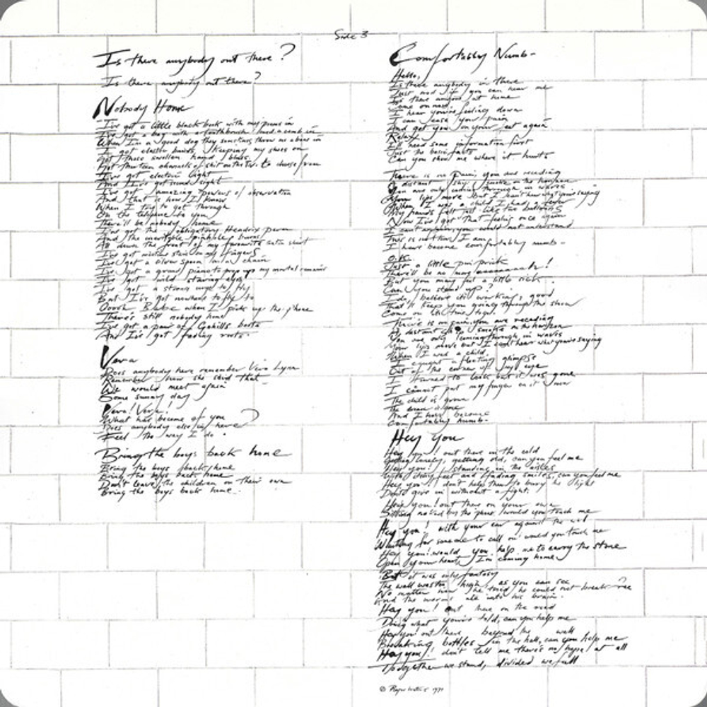 Pink Floyd / The Wall (2LP)
