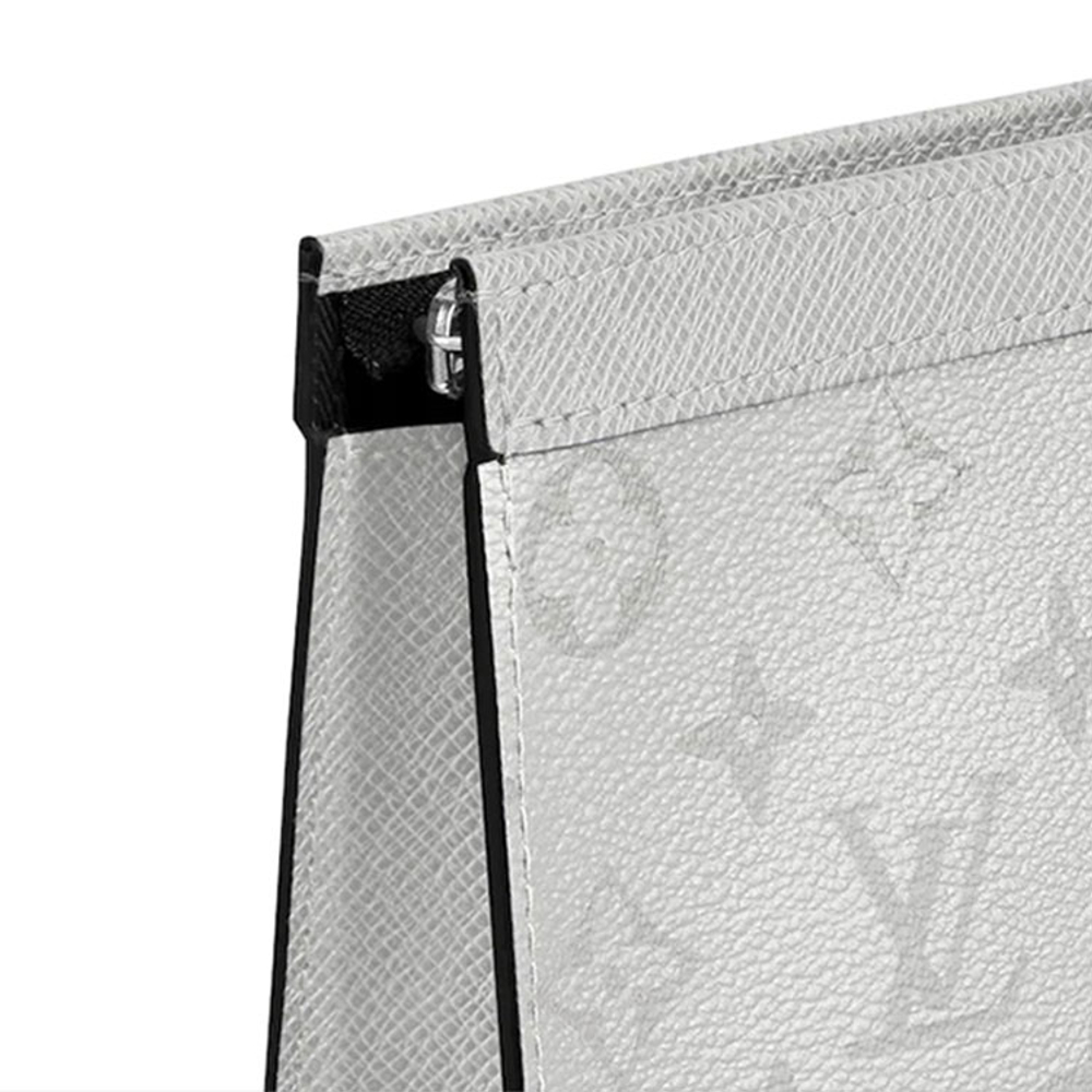 LOUIS VUITTON Pochette Voyage Monogram Eclipse 6 Card Slot Mm Antartica