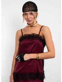 Блуза-топ Шантилье (бордовый)