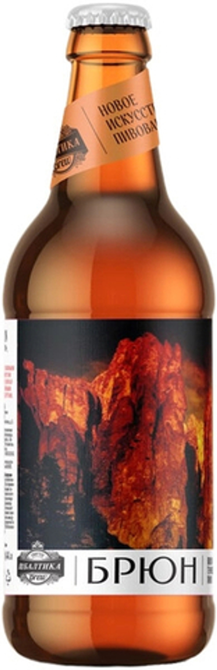 Пиво Балтика Брю Брюн / Baltika Brew Bruin 0.44 - стекло