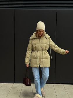 Пуховик Bob зеленое яблоко