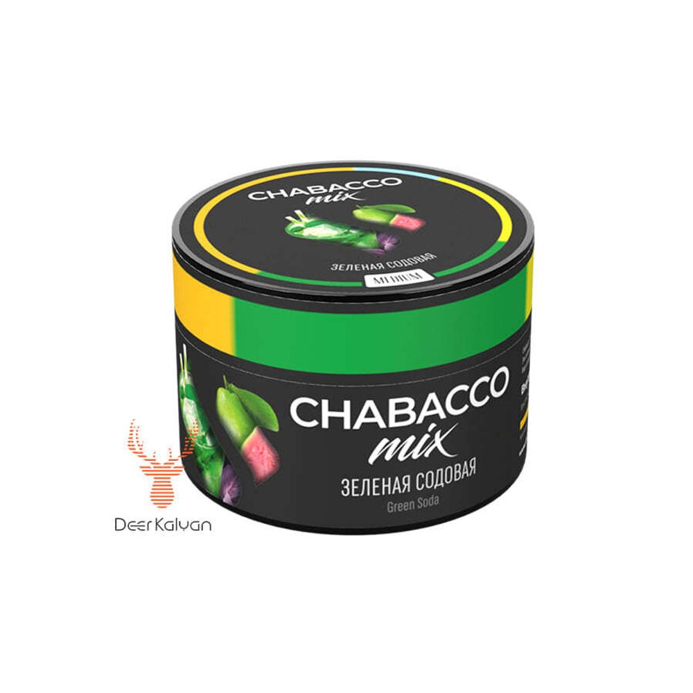 [М] Chabacco &quot;Mix Green Soda&quot; (Зеленая Содовая) Medium 50 гр.