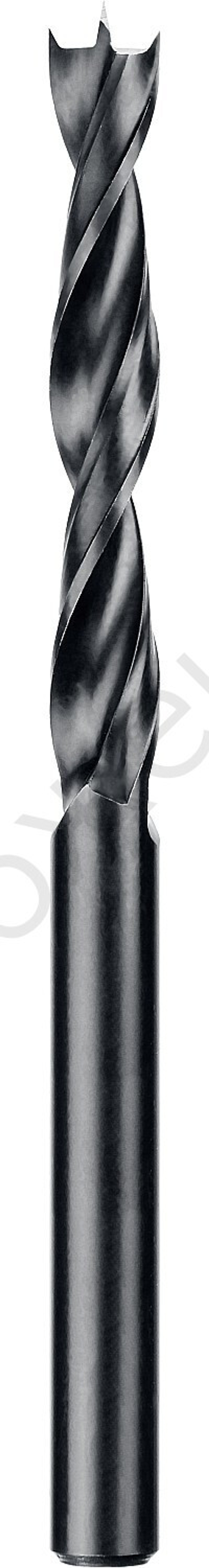 ЗУБР d 10x120/75мм, спиральное сверло по дереву , М-образная заточка