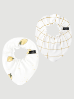 Сет из 2х нагрудников Mjölk Mini Лимоны/Клетка