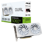 Видеокарта ASUS GeForce RTX 5060 TI DUAL OC WHITE (DUAL-RTX5060TI-O8G-WHITE)