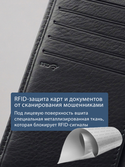 601 R - Портмоне вертикальное 5в1 с RFID защитой