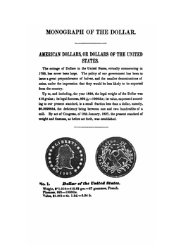A monograph of the silver dollar. Good and bad | J.L. Riddell