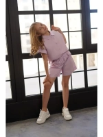 Костюм для девочки летний шорты рубашка