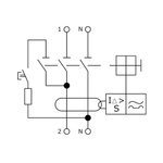 Селективное устройство защитного отключения УЗО ВДТ YON MAX MDL100, 2P, 100mA, 16A, type A-S DKC