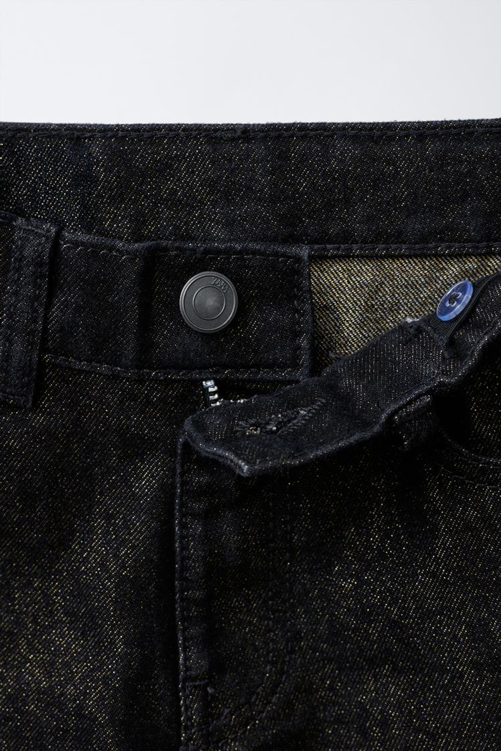 ZARA ДЖИНСЫ BALLOON С БЛЁСТКАМИ, ЧЕРНЫЙ