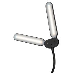 Настольный светильник ЭРА NLED-512-6W-BK светодиодный аккумуляторный на прищепке черный