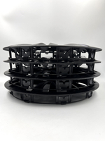 Колпаки на колеса гибкие черные с эмблемой R16 4 шт