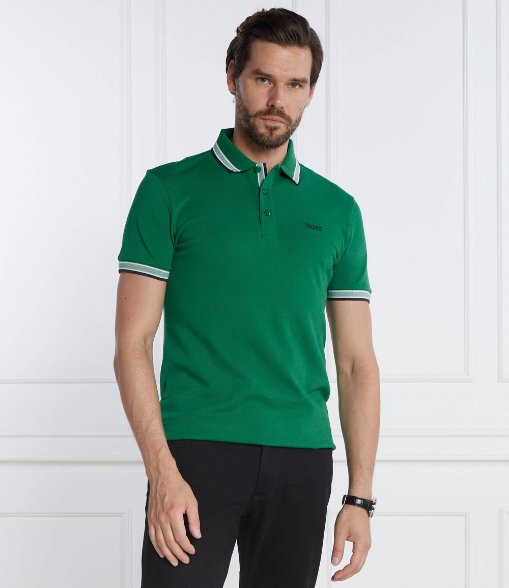 Поло Paddy BOSS GREEN - зеленый(50468983)