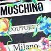 Зонт складной Moschino Boutique 8992-A Couture logo flowers