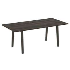 Onix Wood Direct Стол переговорный OW.PRG-19 Дуб Мали/Дуб Темный/Металл Антрацит 1980*980*750