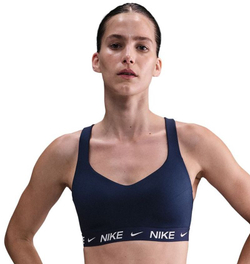 Теннисный бюстгальтер Nike Indy With Strong Support Padded Adjustable Sports - midnight navy/white
