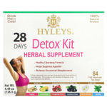 Hyleys Tea, 28 Days Detox Kit, ассорти, 84 чайных пакетика в фольгированных пакетиках, 126 г (4,44 унции)