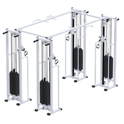 Двойной кроссовер на базе блочной рамы (стек 4х100кг)