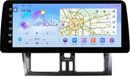 Магнитола для Volvo XC60 2014-2017 - FarCar монитор 12.3" 2K QLED на Android 14, TS10, CarPlay, 4G SIM-слот