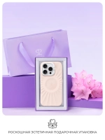 Чехол для iPhone 16 Pro Max корунд розовый