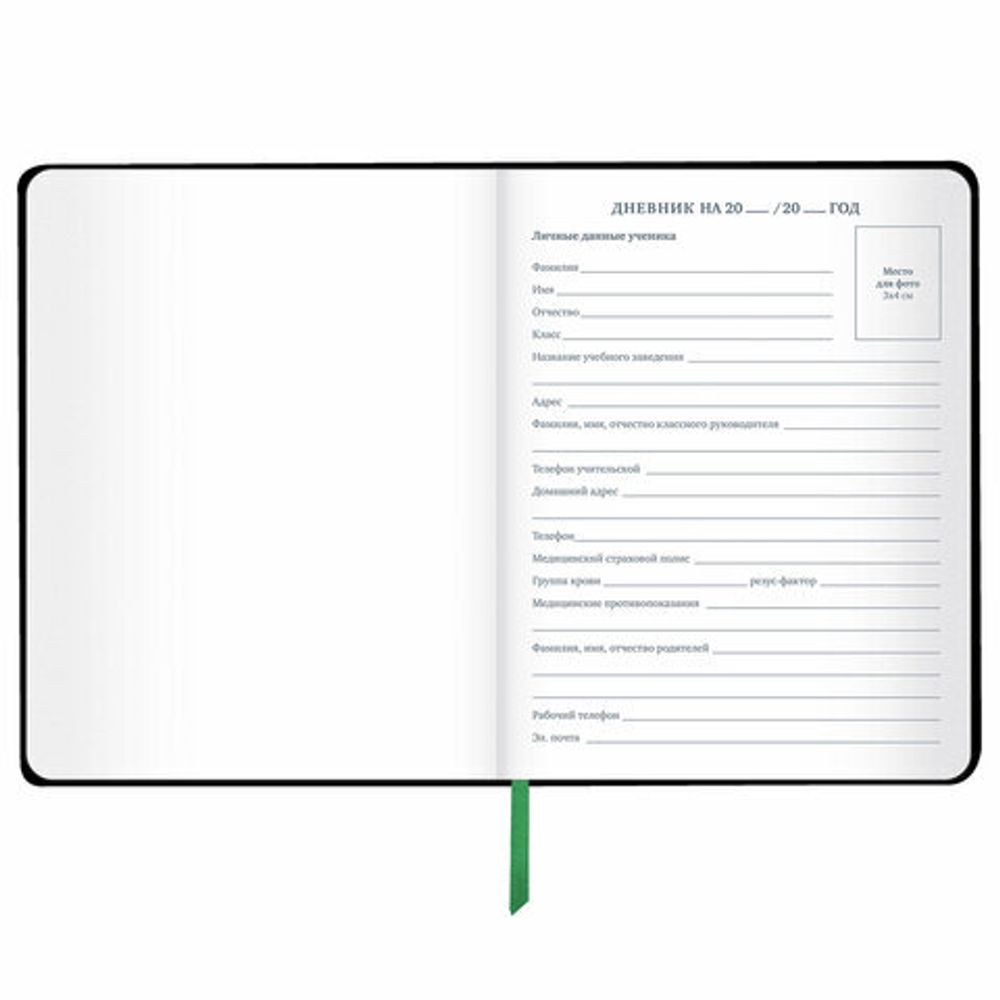 Дневник 1-11 класс 48 л., кожзам (твердая с поролоном), флуоресцентный, BRAUBERG, "Avocado", 106200
