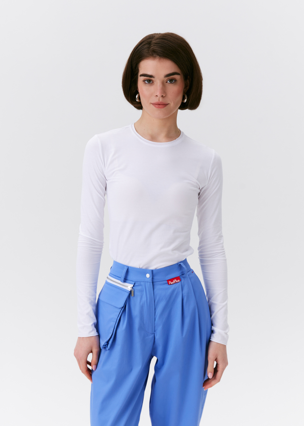 Лонгслив женский Brezza, белый