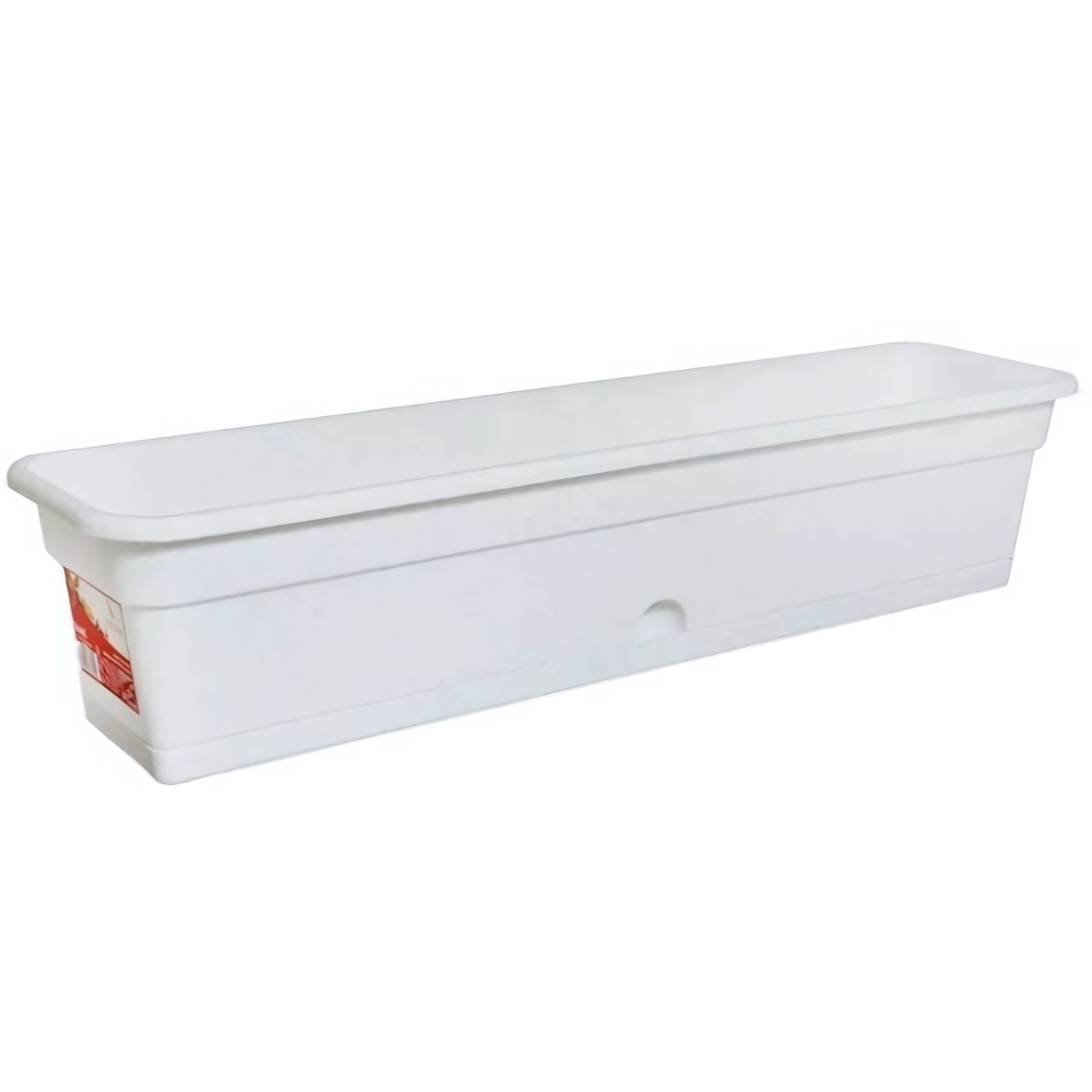 Ящик балконный 16л 800*200*170 с отверстием для нижнего полива цвет мрамор