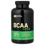 Optimum Nutrition, BCAA 1000, аминокислоты с разветвлённой цепью, 200 капсул (500 мг в 1 капсуле)