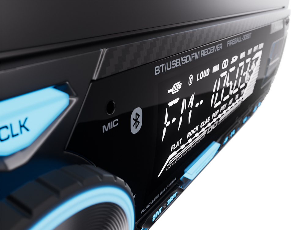Головное устройство Aura FIREBALL-305BT - BUZZ Audio