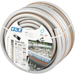 Шланг для полива GF GF80007106 POWER STAR ПВХ армированный садовый диаметр 19 мм (3/4 ) длина 50 м | GF