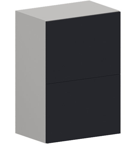 Кухня Модуль ШВГ 501Г Графит / Индиго