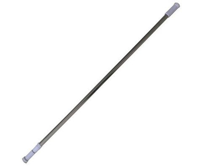 Карниз для ванной телескопический, 110-200см. нержавеющая сталь