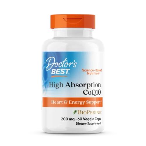 High Absorption CoQ10 with BioPerine 200 мг 60 капсул Doctors Best