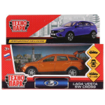 Модель ин. мет. "Lada Vesta SW cross" 12см, открыв. двери, золотой. в коробка VESTA-CROSS-G (Технопарк)