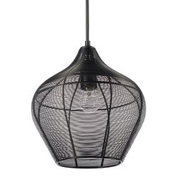 Светильник подвесной Vinger, Ø27х30 см, черный
