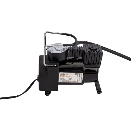 Компрессор автомобильный однопоршневой TORNADO XS 30 л/мин от прикуривателя 12 В CA-030-19XS