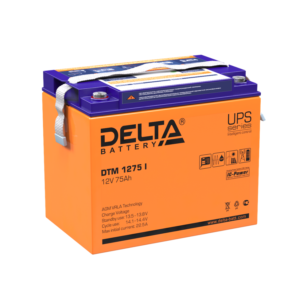 Аккумулятор DELTA DTM 1275 I