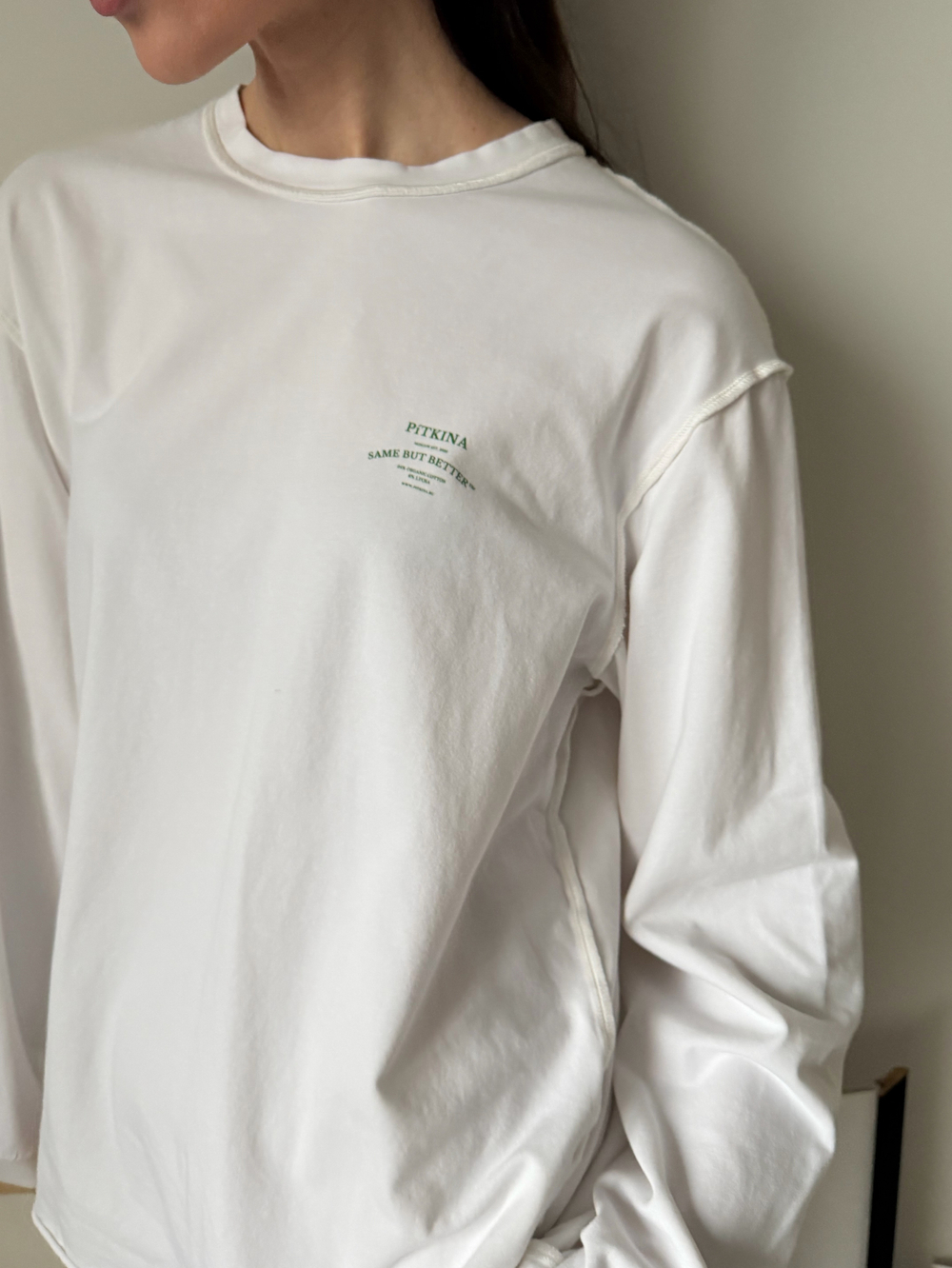 Хлопковый лонгслив Pitkin, M